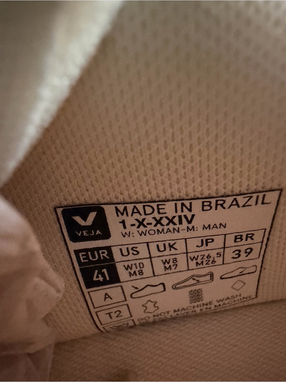 Veja Low-Top Sneaker in White, Light Blue and Black - Picture 5 of 7